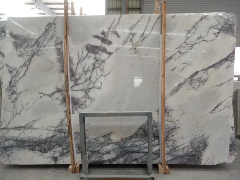 Polished Natural Lilac Marble Slab for Interior Design