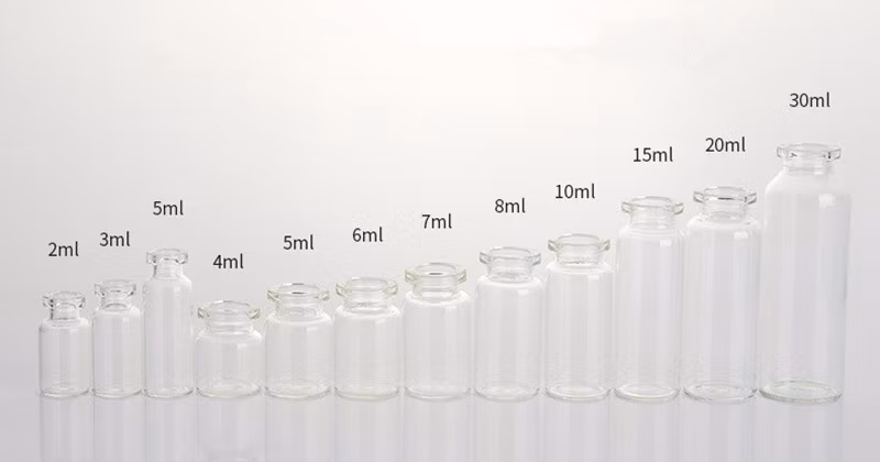 Custom High Quality 3ml 5ml Glass Vials 10ml Sterile Vials for Injection