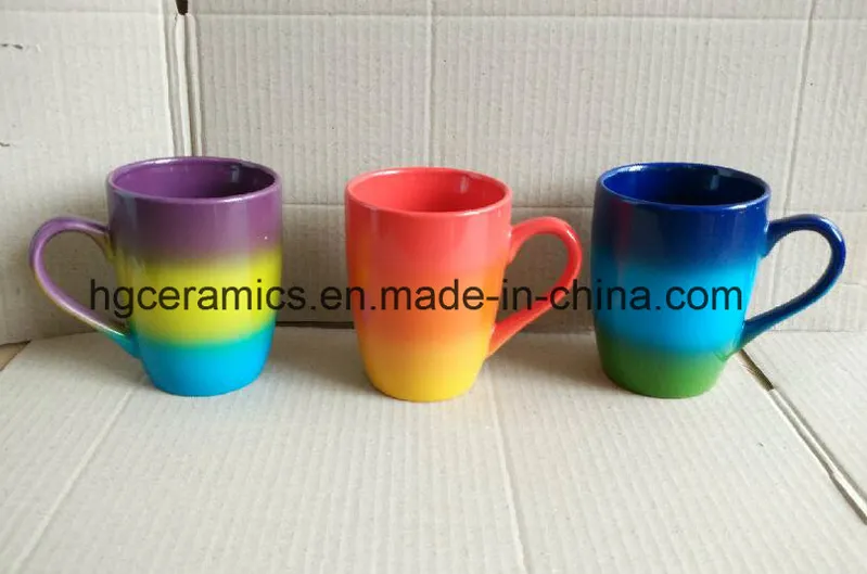 Rainbow Color Mug, Spray Color Mug