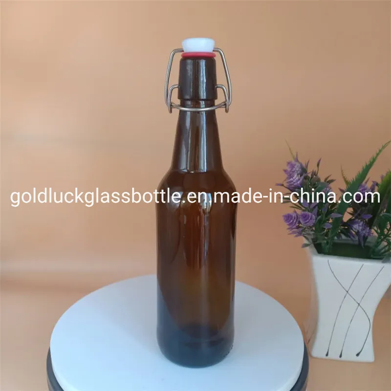 Premium Empty Glass Bottle for Liquor/Wine/Beer with Swing Top Cap