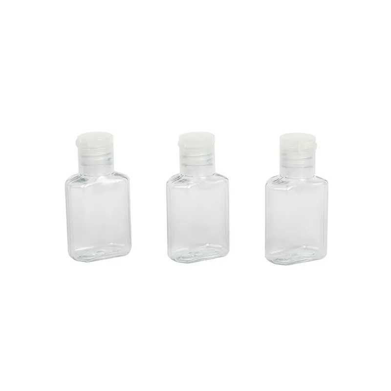 20ml 50ml 60ml Disposable Hand Lotion Bottle Flip Bottle Transparent Pet Bottle Plastic Bottle