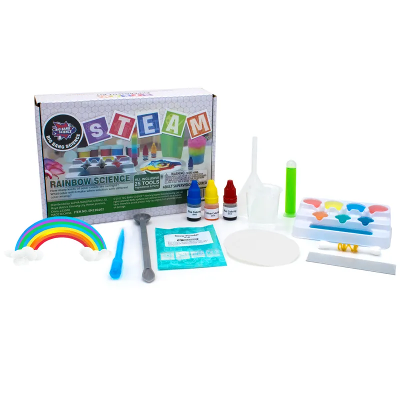 Rainbow Science Toy DIY Rainbow Toy Colorful Science