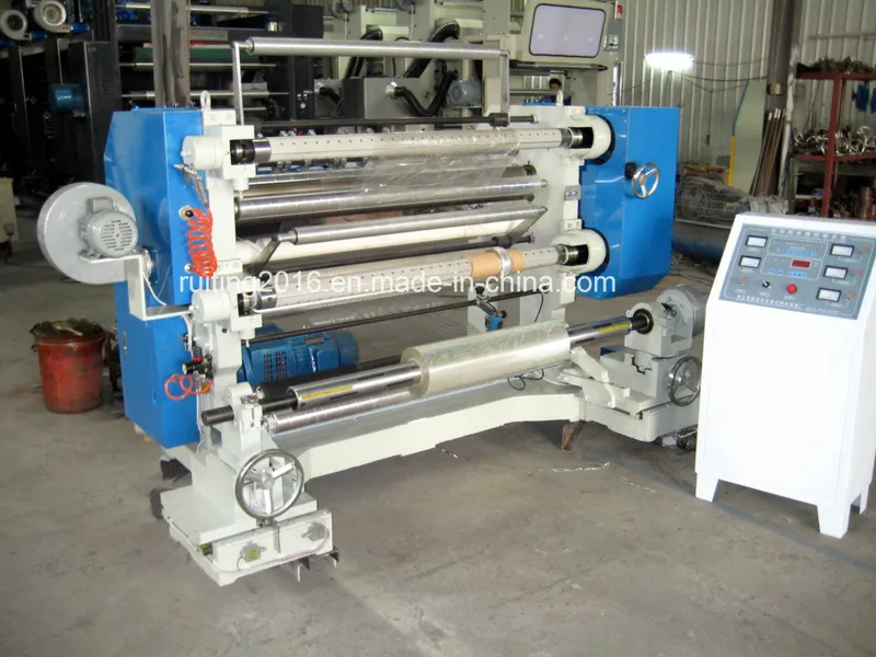 Rtfq-700c Automatic Roll to Roll Vertical Paper Slitting Rewinding Machine