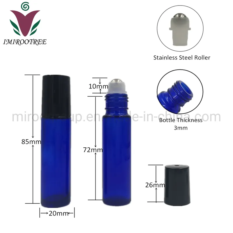 Imirootree 500ml Amber Glass Bottle with Fine Mist Atomizer