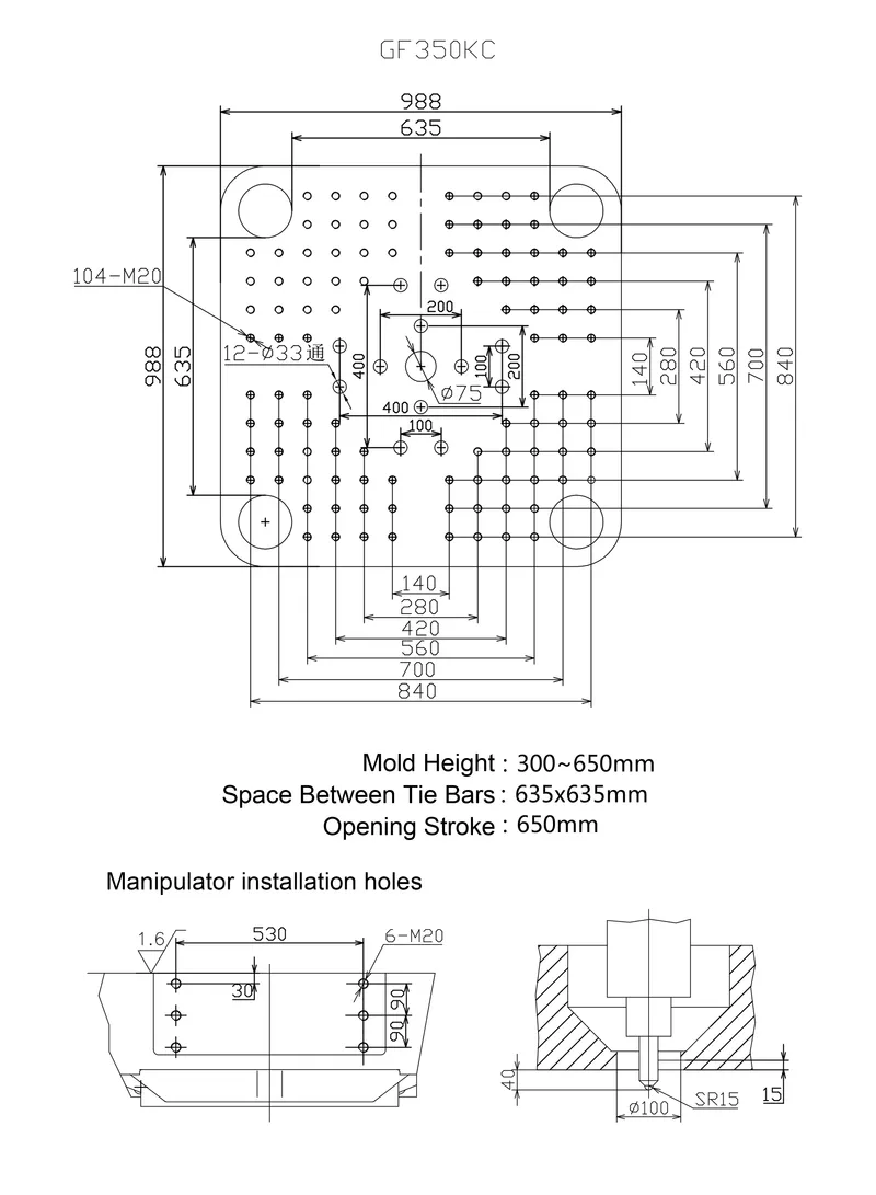 GF350kc Automatic Bottle Capping Machine Bottle Plastic Injection Moulding Machine