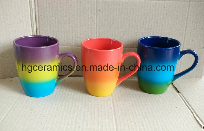 Rainbow Color Mug, Spray Color Mug