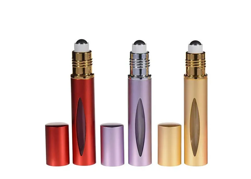 10ml Essential Oil Roller Bottles with Stainless Steel Roller Ball