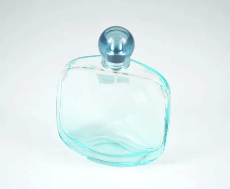 110ml Empty Transparent Round Shaped Cosmetic Glass Perfume Bottles