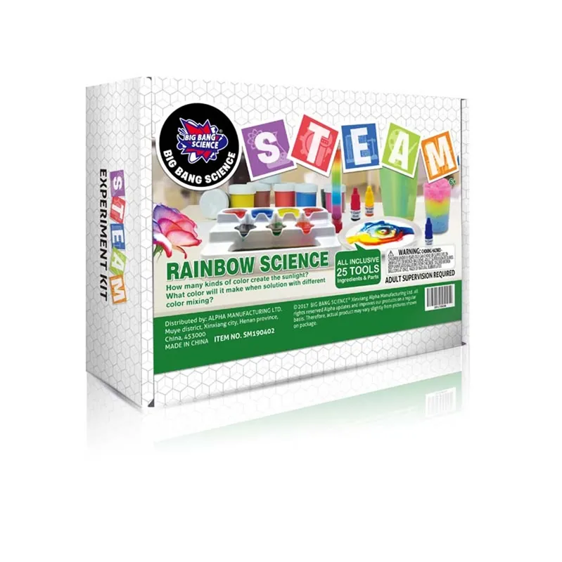 Rainbow Science Toy DIY Rainbow Toy Colorful Science