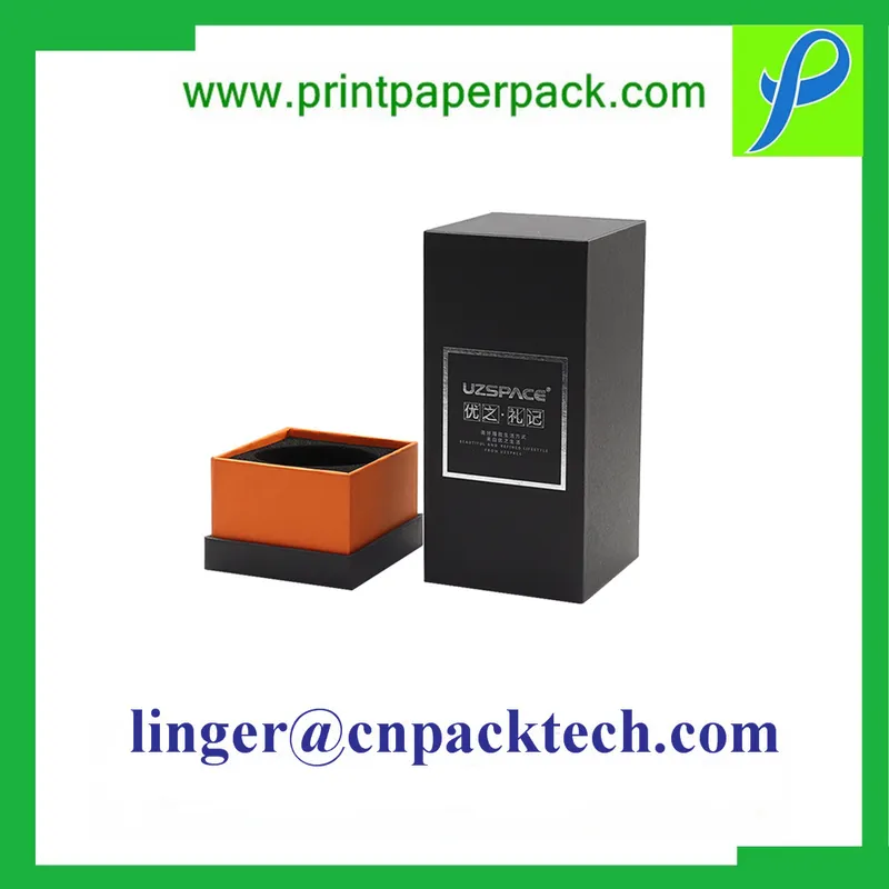 Customized White Paper Box Printing Logo Perfume Box