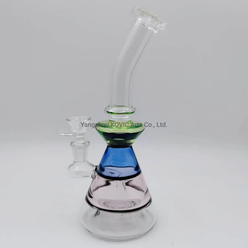 Wholesale Colorful Hookah Glass DAB Rigs Glass Smoking Water Pipe Tobacco Hand Pipes