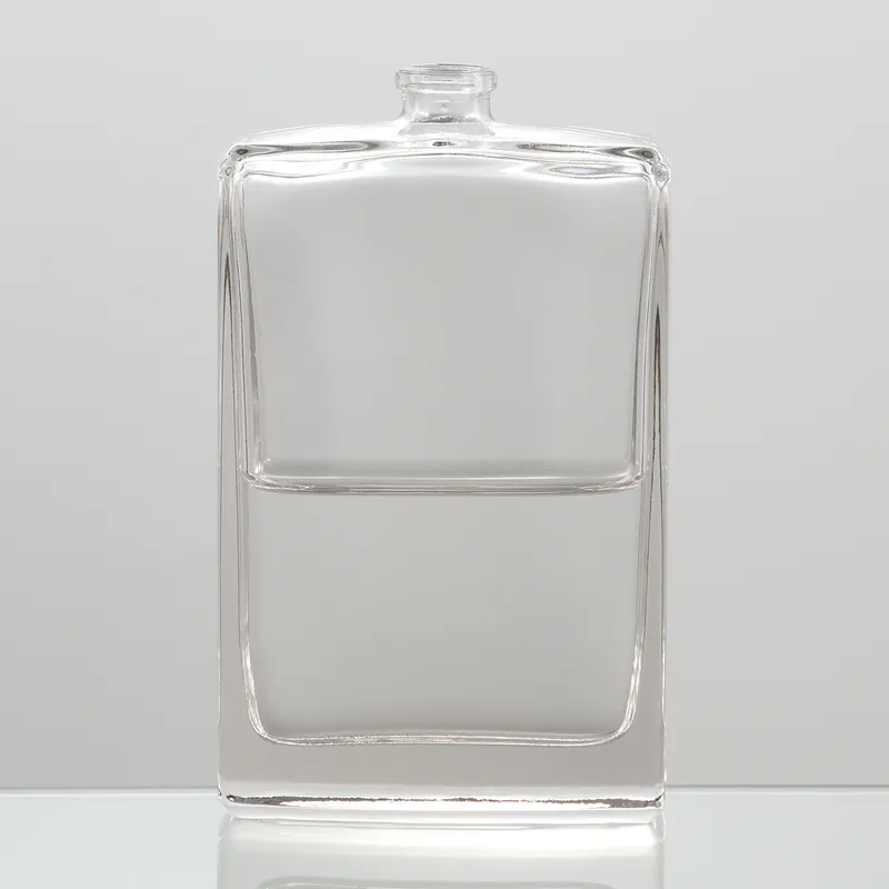 High Quality Hot Sale Perfume Glass Bottle with Square Glass Bottle