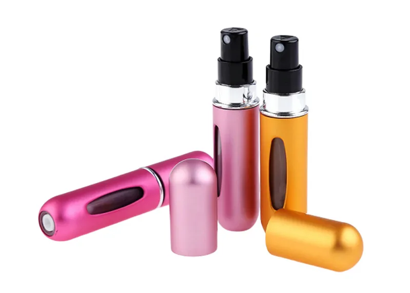 Colorful Aluminium Mini Pen Spray Bottle Portable Perfume Atomizer with Spray Pump