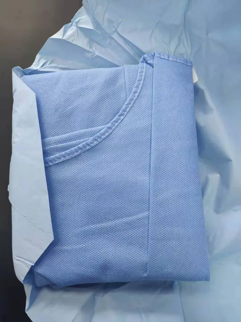 Medical Consumable Disposable Nonwoven Standard Surgical Gown