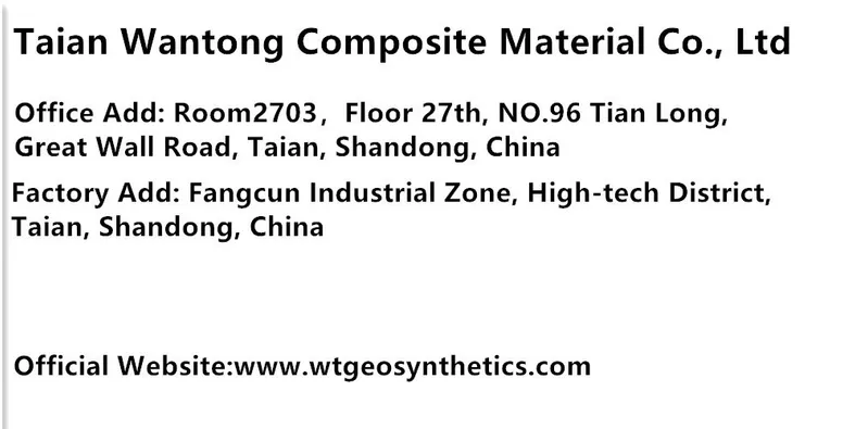 150GSM Polyester Polypropylene Nonwoven Non-Woven Geotextile