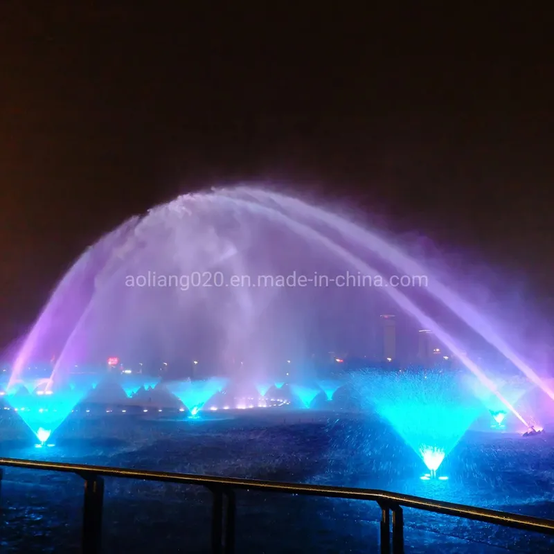 Wholesale Outdoor Large Music Dancing Rainbow Nozzle Water Fountain Features