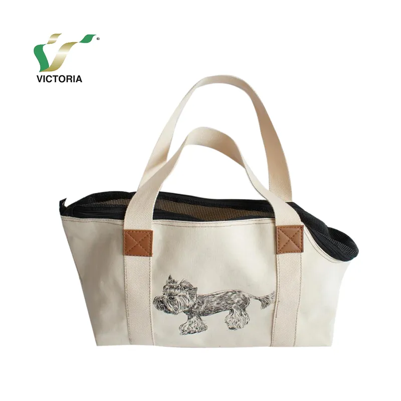 Canvas Printed Tote Bag for Dog and Cat