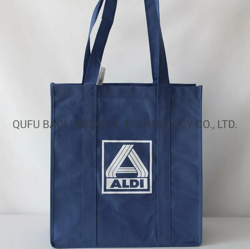 Logo Printed Reusable Non Woven Tote Shopping Bag Eco-Friendly Non Woven Bag