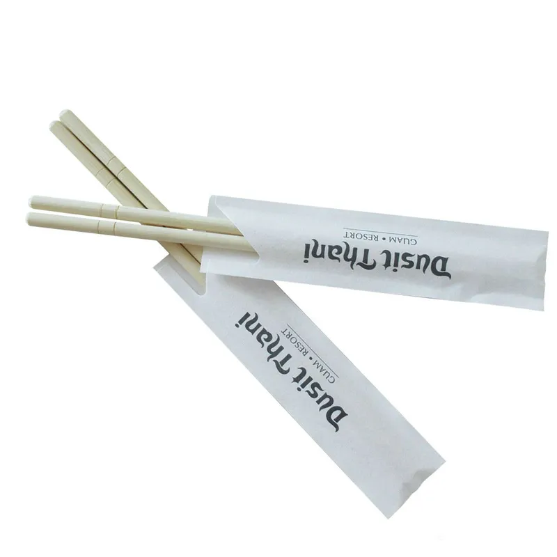 Free Sample 100% Natural High Quality Disposable Chopsticks Sleeves