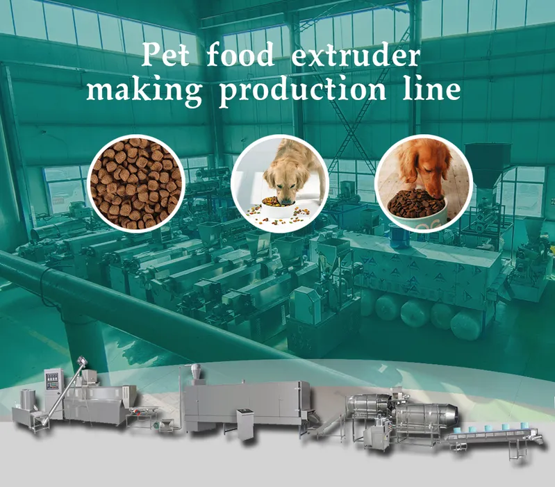 Jinan Dried Dog Food Machine Pet Food Extruder.