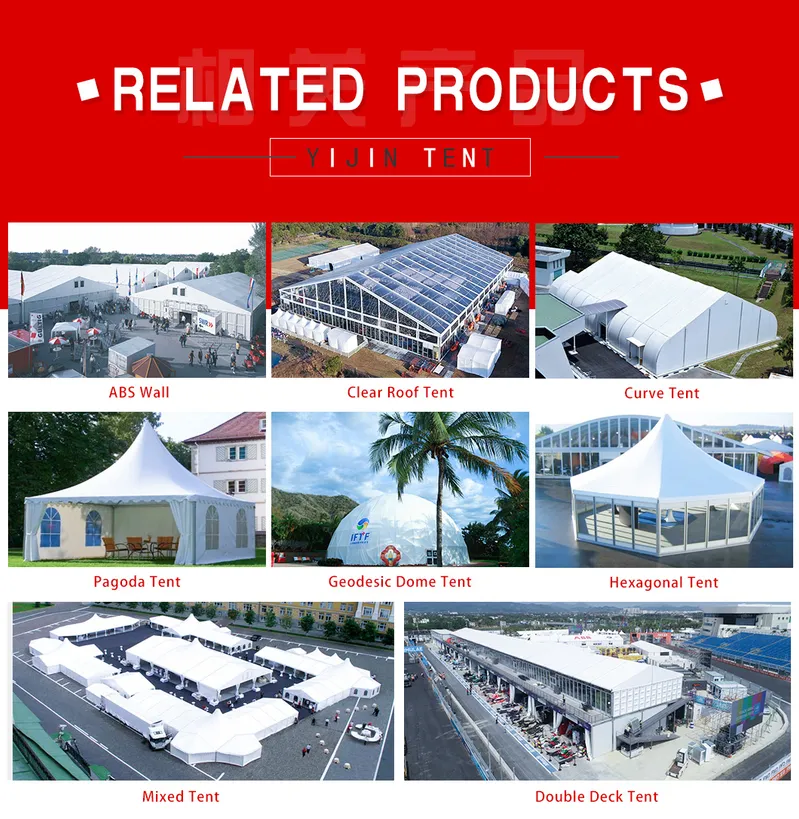 Commercial 10 by 10 Aluminum Frame Tents Suitable for Temporary Hospitals