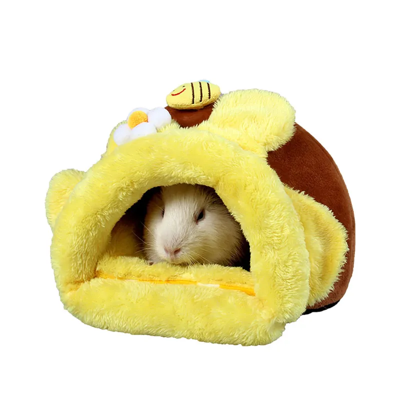 Warm Monster-Shaped Bed Soft Animal Cave Pet Toys