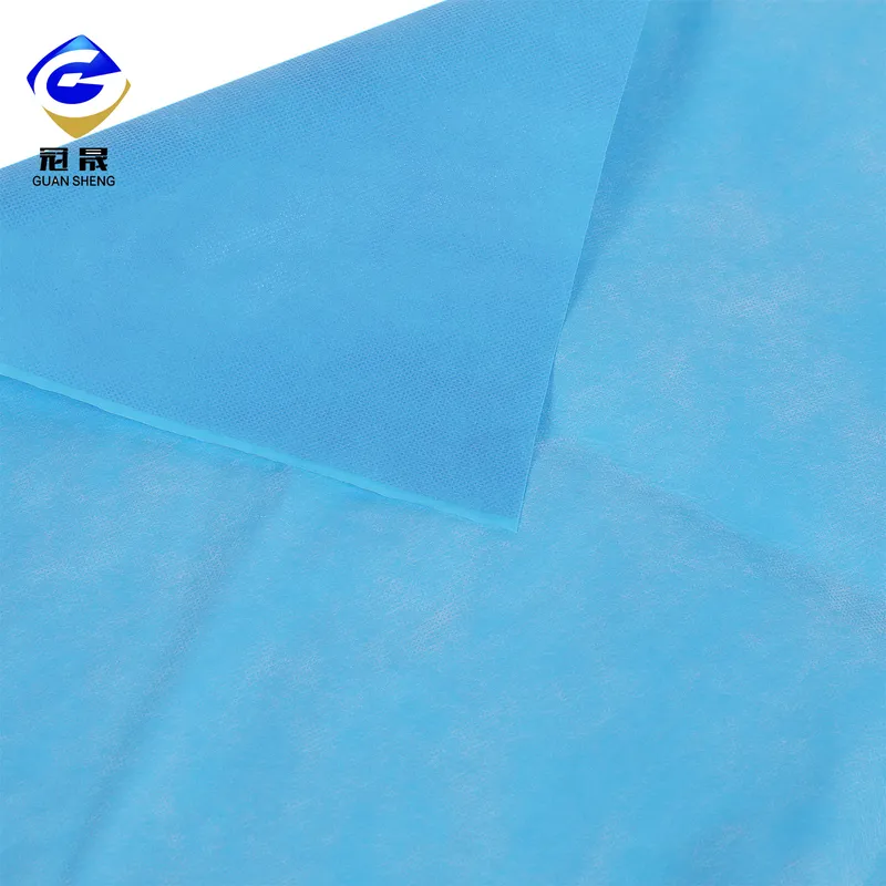 Ss SMS Waterproof Spunbond Nonwoven Fabric PP+PE for Medical Material