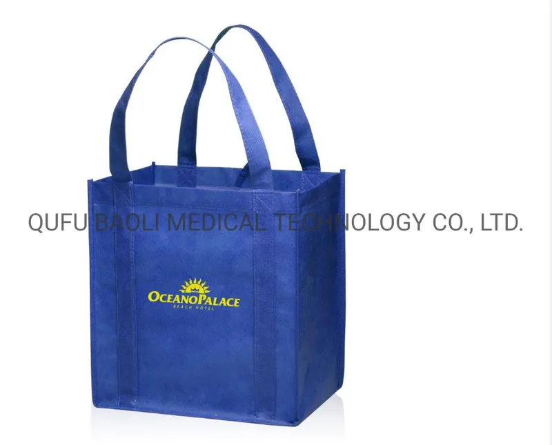 Logo Printed Reusable Non Woven Tote Shopping Bag Eco-Friendly Non Woven Bag