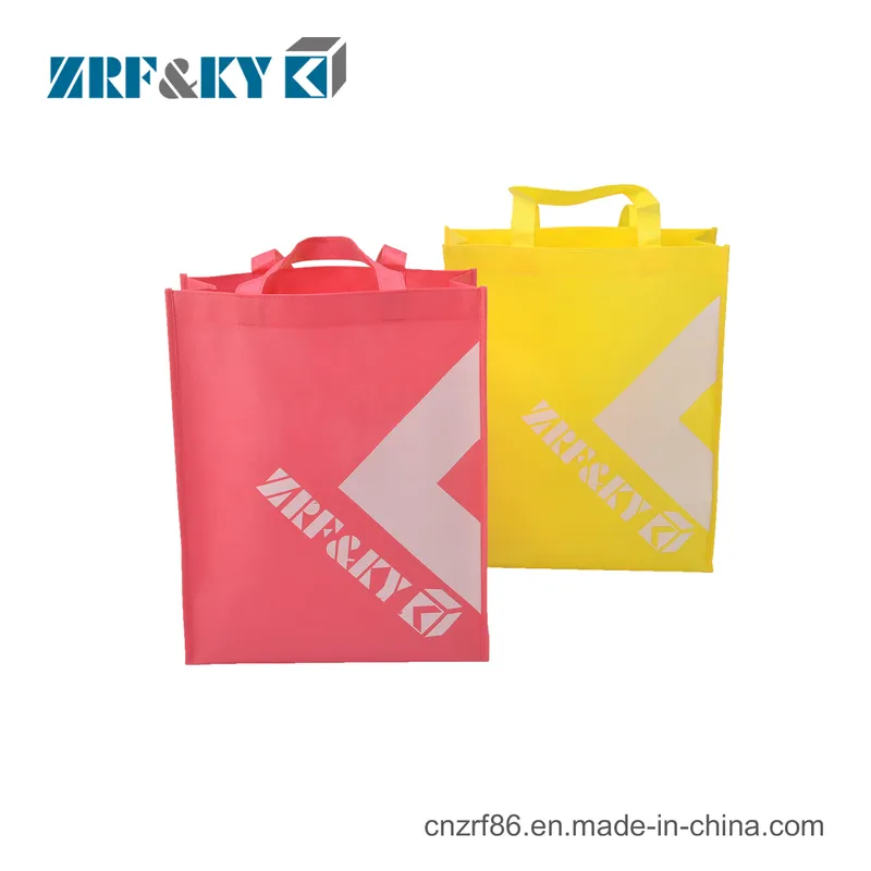 Custom Cheap Promotional Non Woven Tote Shopping Bags with Logo