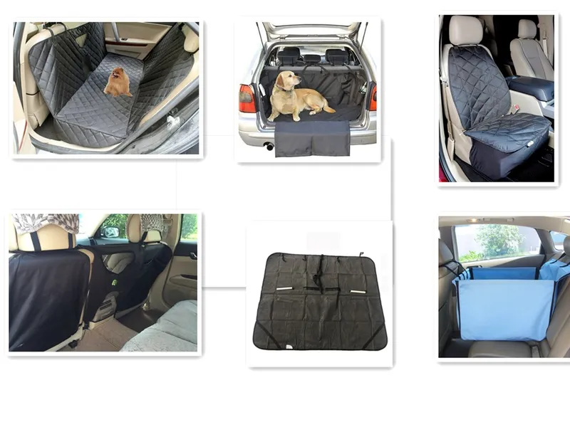 600d Pet Travel Back Seat Barrier Cover for Cars