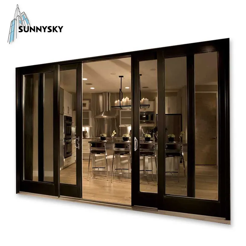 Wholesale Prices & Images Aluminum Double Insulated Glass Sliding Door for Bulk Order