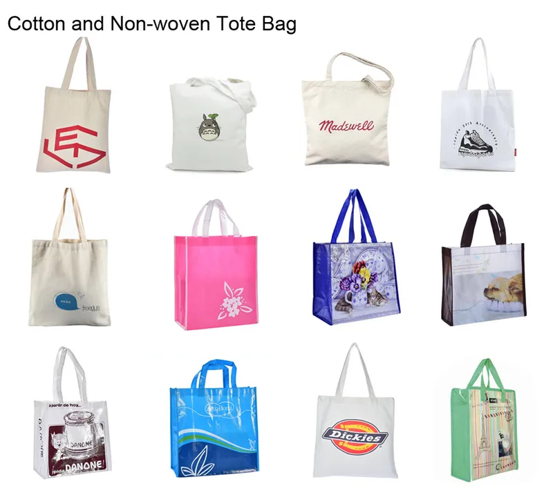 Durable Non-Woven Gift Tote Bag Promotional Woven Handbag