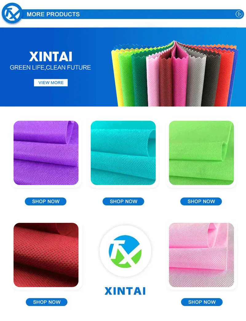 15- 250GSM PP Nonwoven Spunbond Nonwoven Fabric Textile