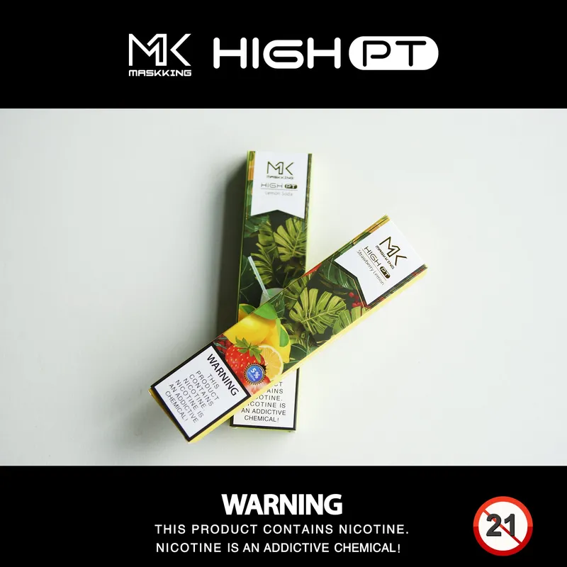 Disposable Pod Vape Device in Stock Maskking High PT 12 Flavors Disposable Pods