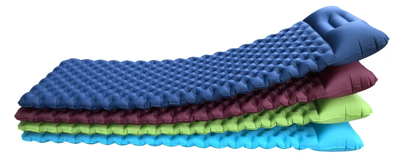 Double Sleeping Pad Air Mat Inflatable Camping Cooling Mattress Pad