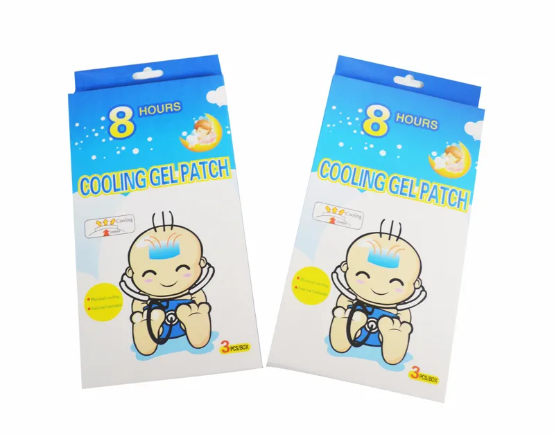 Cooling Forehead Strips, Fever Cooling Gel Patches for Relieve Headache