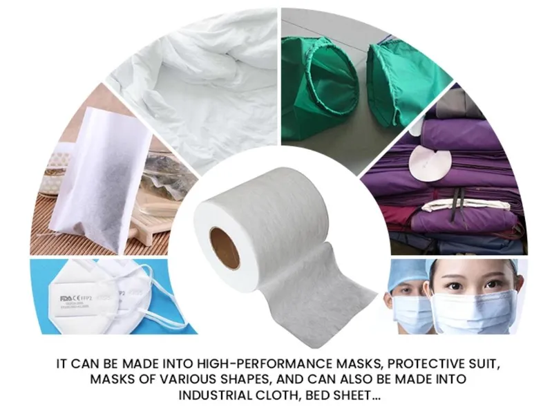 Made in China 3-Layer Disposable Non-Woven Filter Cloth Material