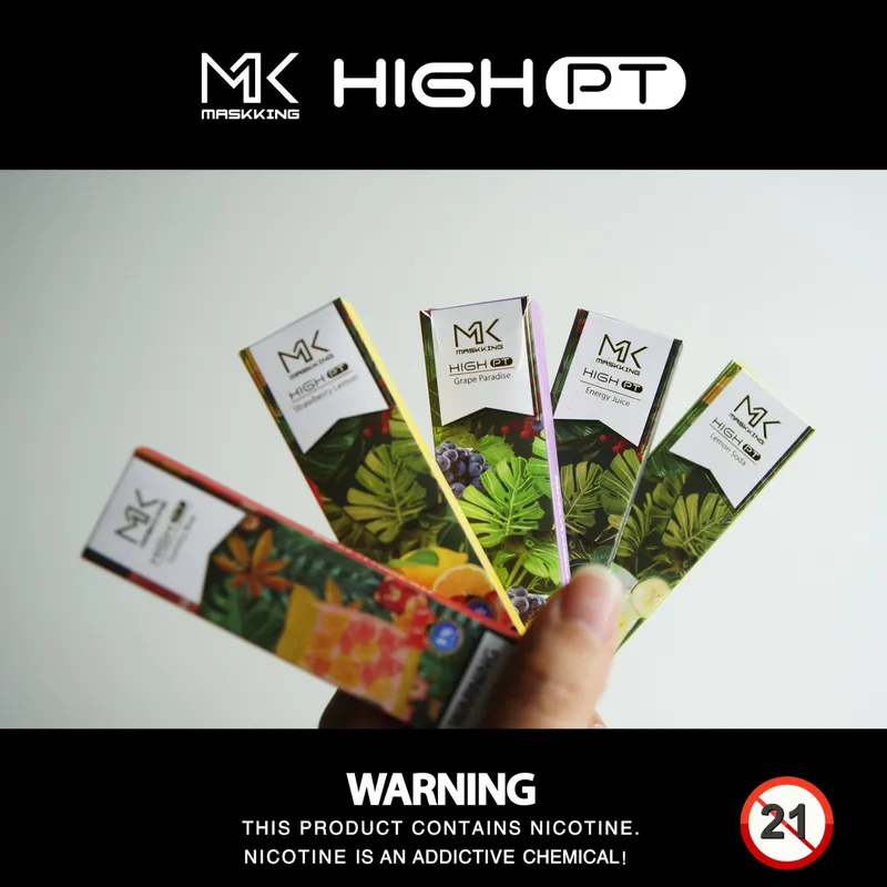 Disposable Pod Vape Device in Stock Maskking High PT 12 Flavors Disposable Pods