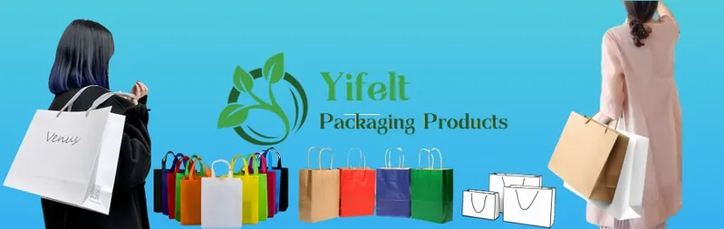 Custom Logo Non-Woven Material Die Cut Handle Non Woven Tote Bag