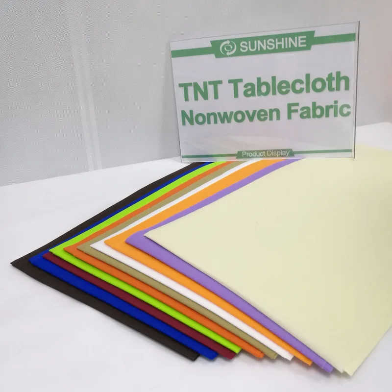 Colorful Spun Bonded Nonwoven Table Cover