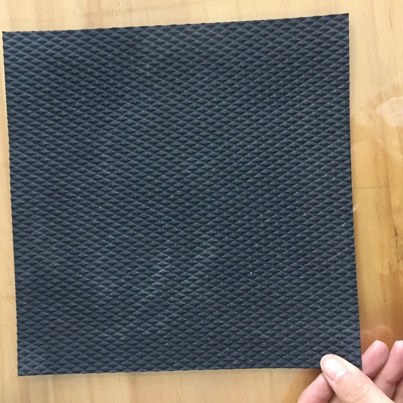 Industrial Anti-Slip Black Small Diamond Rubber Mats Flooring Sheets