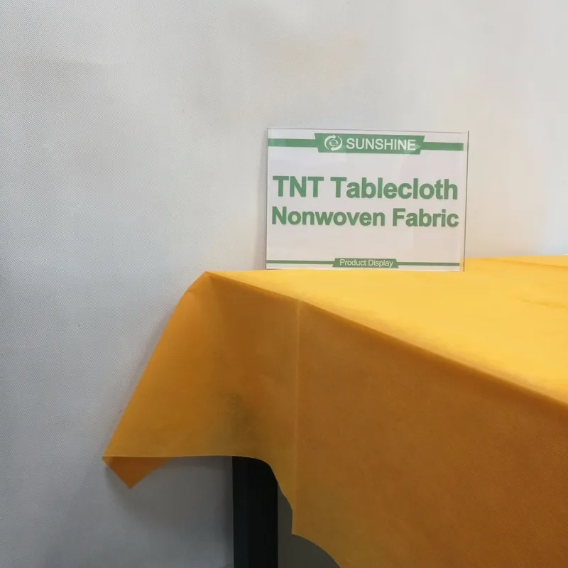 Colorful Spun Bonded Nonwoven Table Cover