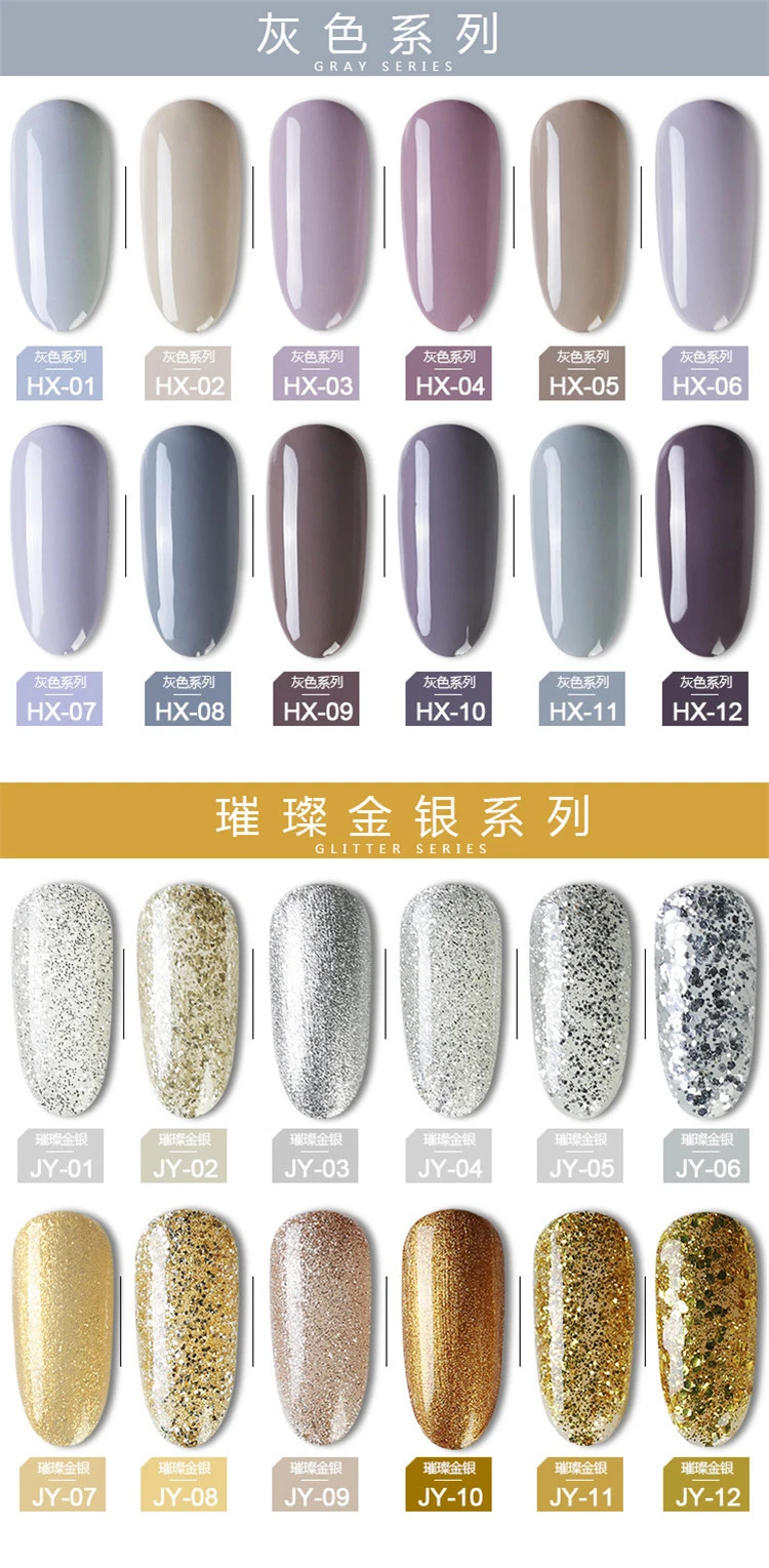 Private Label Gel Jelly Polish Bulk Long Lasting Top Coat Gel Polish Foundation Base Coat