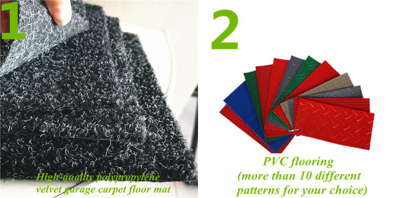 Garage Floor Waterproof Mat Oil Slick Pad Mat for The Garage