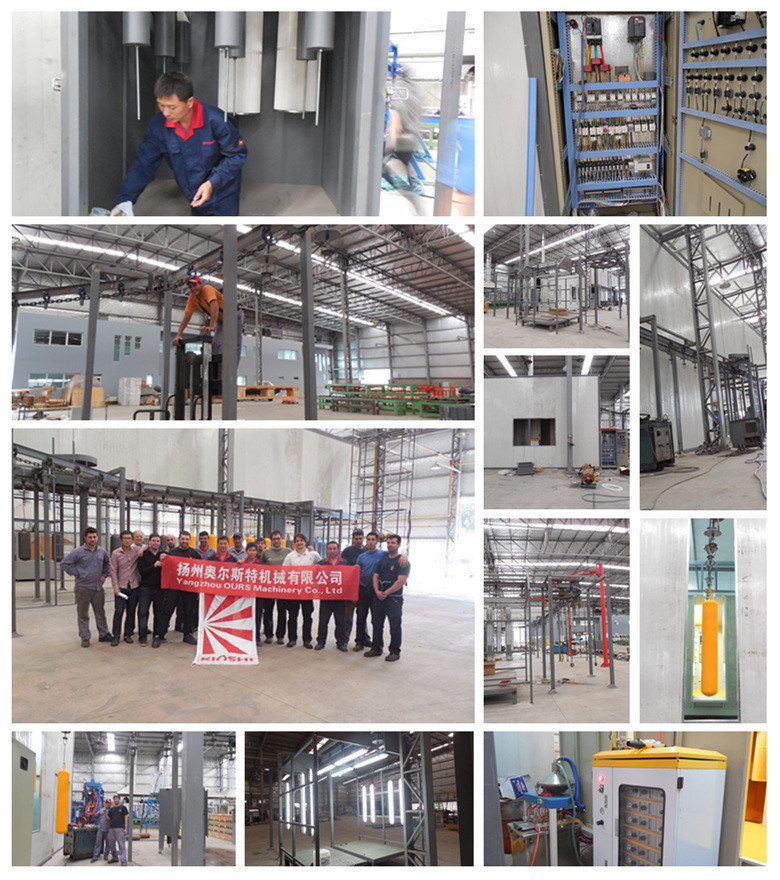 Automatic Steel Powder Coating Machine with Pretreatment System