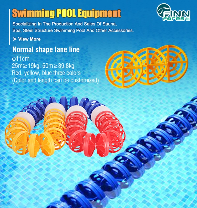 Anti-Wave Swimming Pool Lane Rope Swimming Pool Float Line