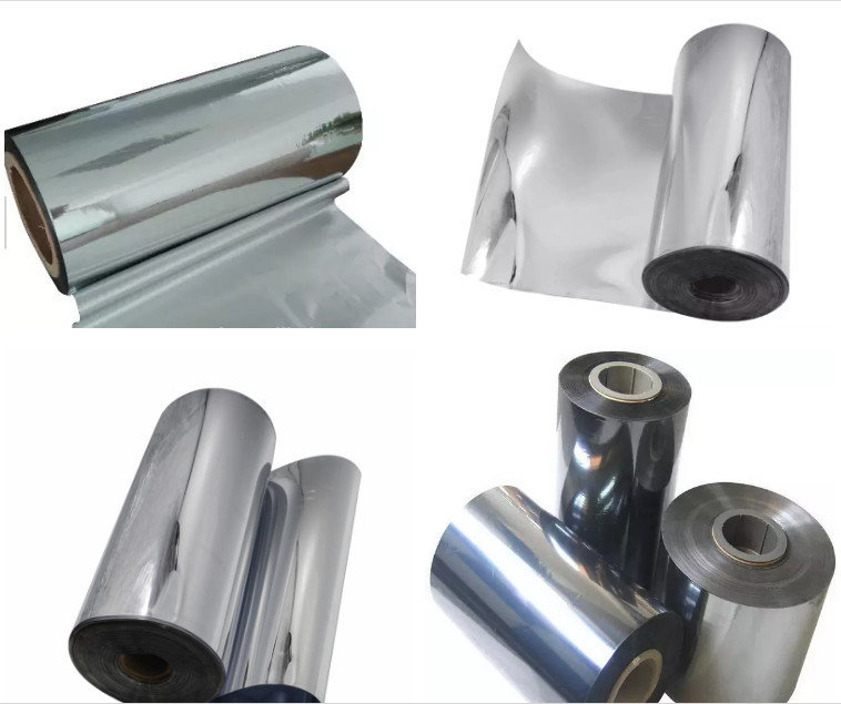 Silver Color Pet Metalized Film Aluminum Foil for Hot Lamination