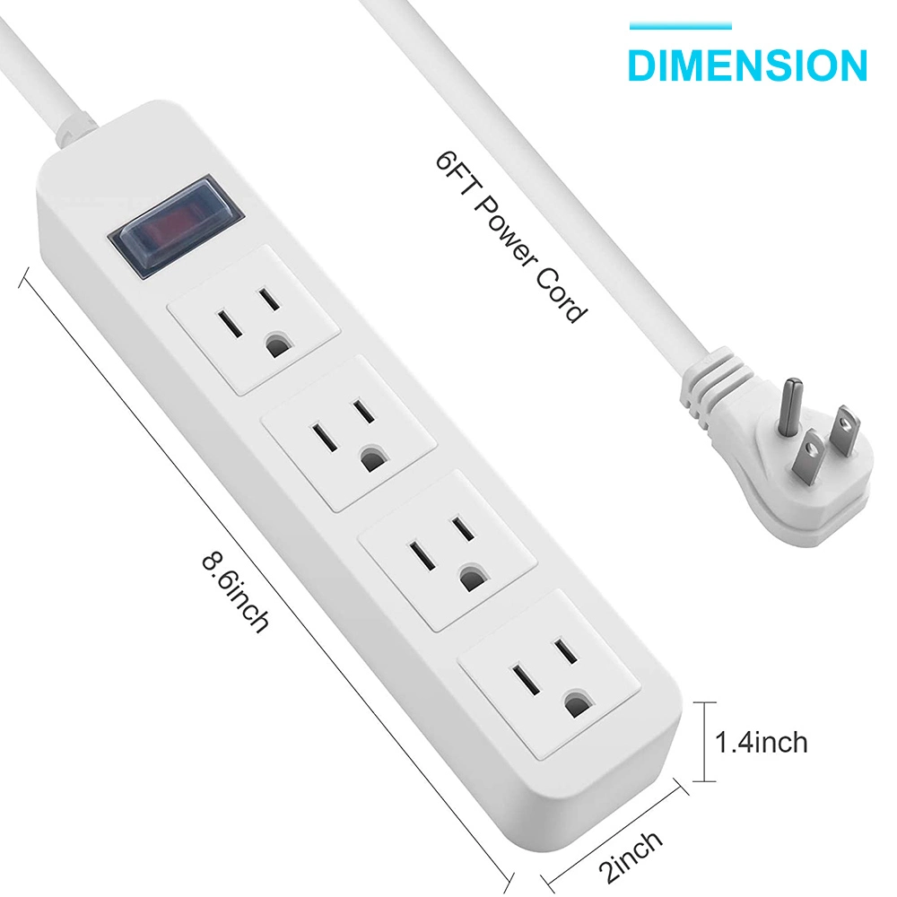 2021 Hot Sale High Quality PC Flame Retardant Waterproof Power Strip