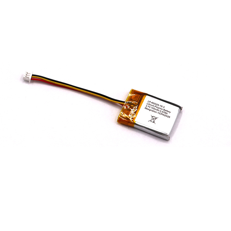 3.7V 155mAh Li-Polymer Battery Cell Lithium Li-Polymer Lithium Ion Battery