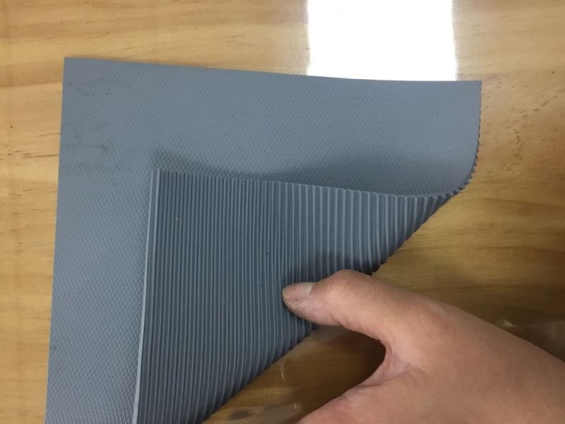 Fire Proof Custom Thickness Fine Ribbed Rubber Sheet